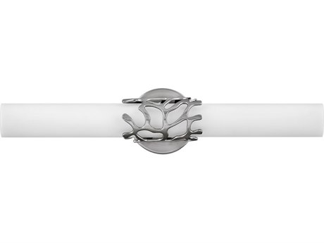 Hinkley Lyra Brushed Nickel Glass LED Vanity Light