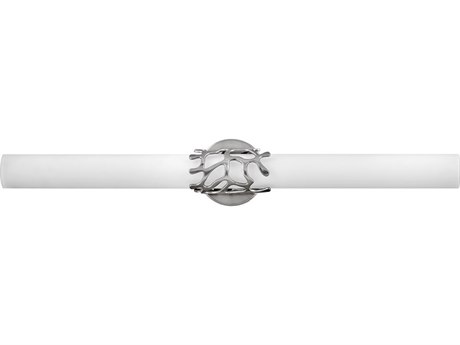 Hinkley Lyra Brushed Nickel Glass LED Vanity Light