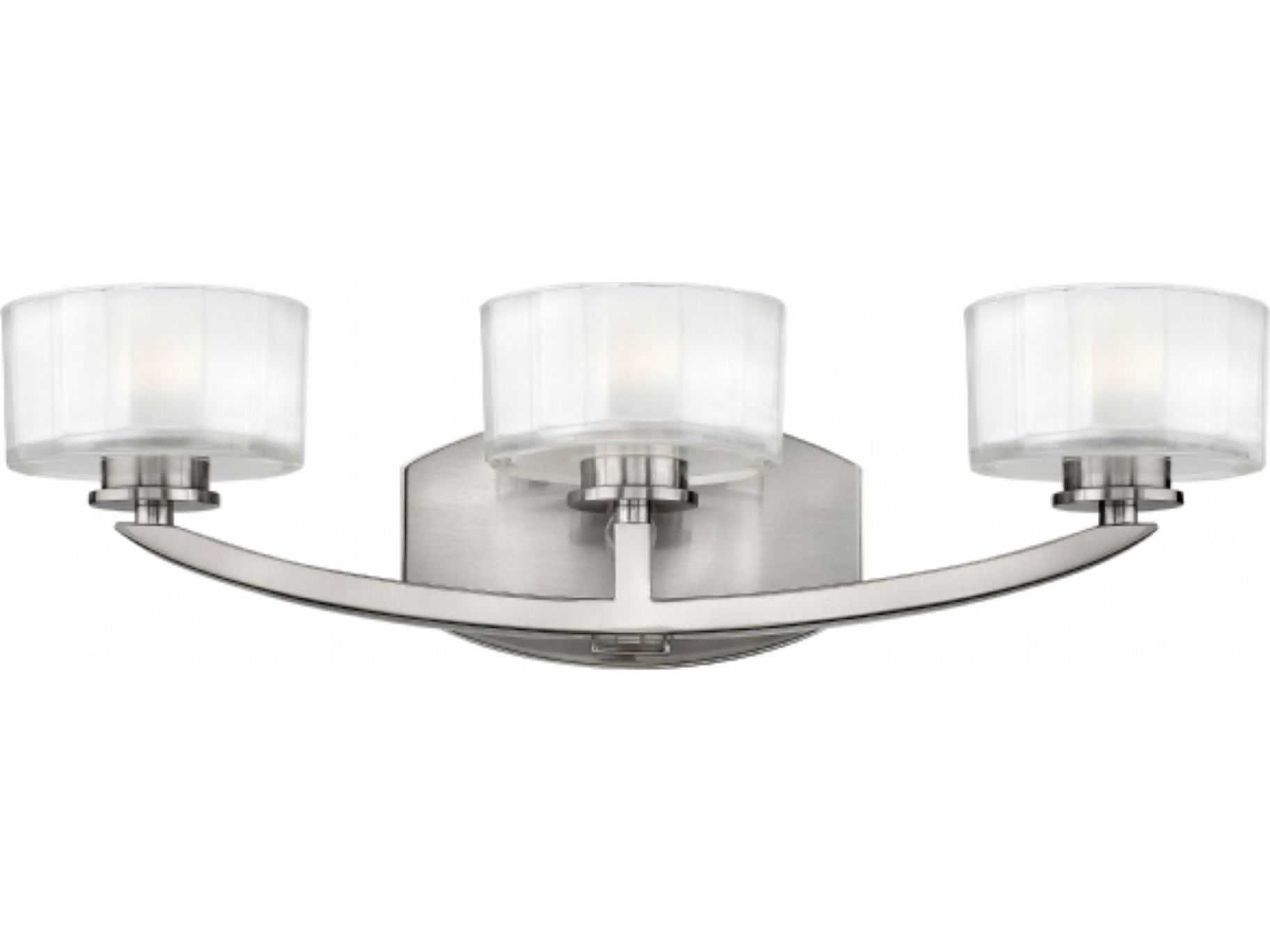 hinkley meridian collectionnickel kitchen bar light