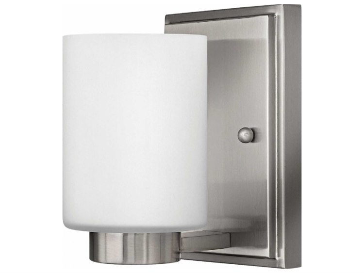 Hinkley Miley 1-Light Brushed Nickel Glass LED Wall Sconce