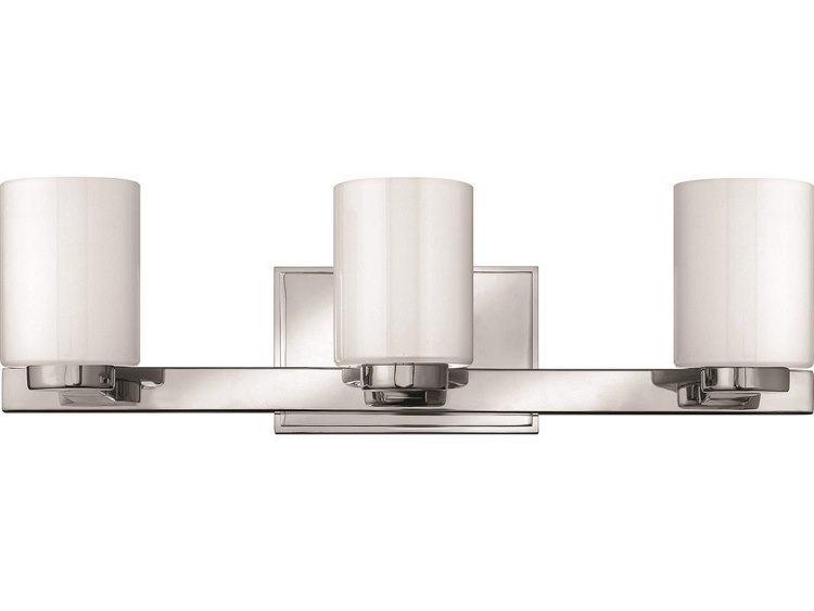 Hinkley Miley 3-Light Chrome Glass Vanity Light