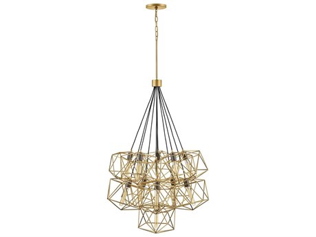 Hinkley Astrid 11-Light Deluxe Gold Tiered Pendant