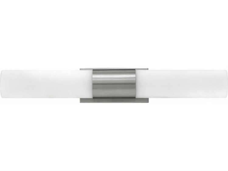 Hinkley Portia Brushed Nickel Glass LED Vanity Light