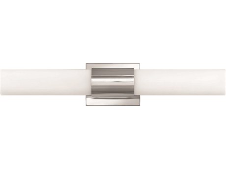 Hinkley Portia Polished Nickel Glass LED Vanity Light