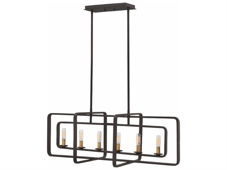 Hinkley Quentin Buckeye Bronze Island Pendant