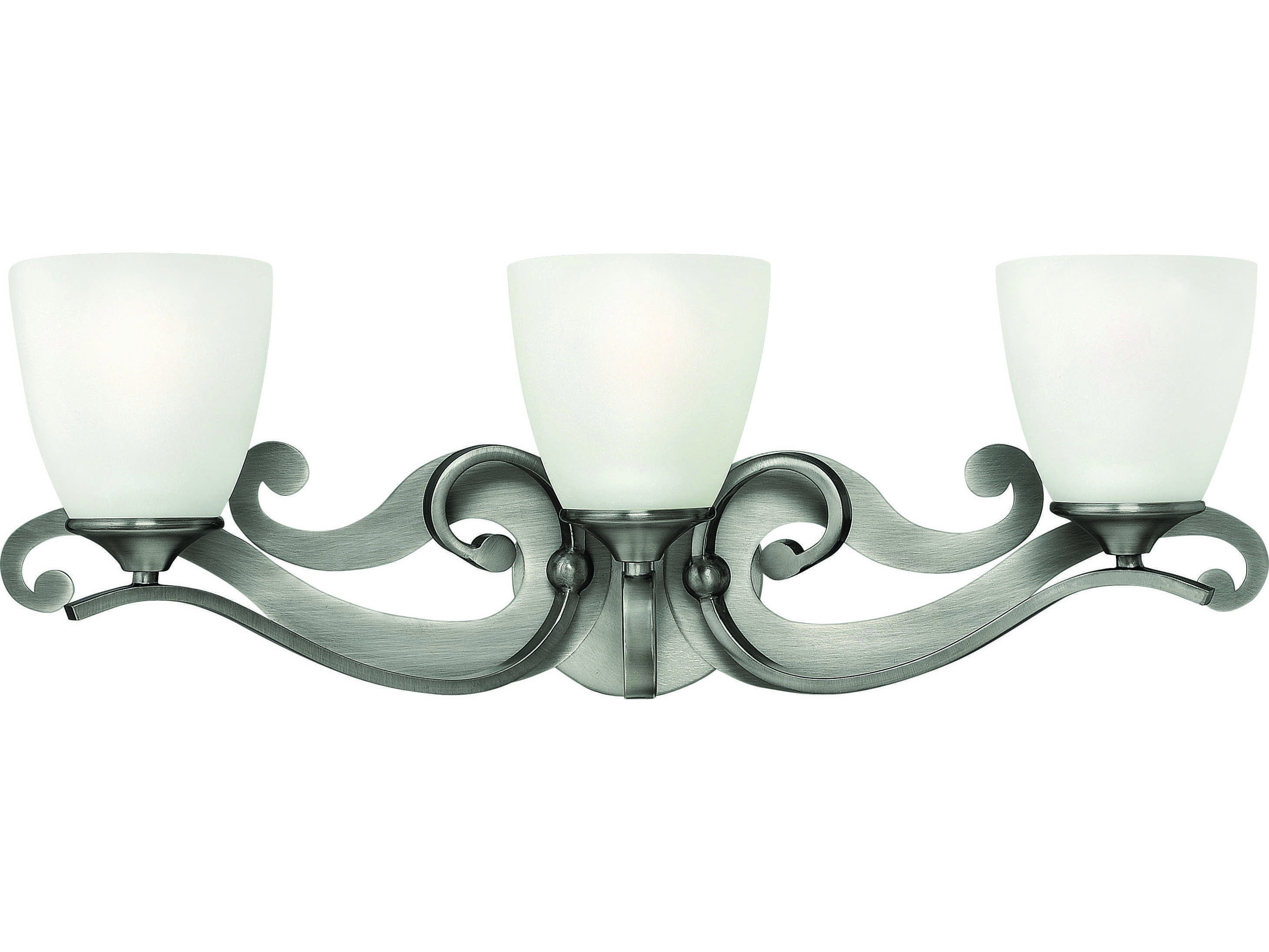 Hinkley Lighting Reese Antique Nickel ThreeLight Vanity Light HY56323AN