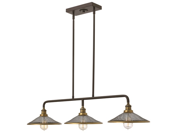 Hinkley Rigby 3-Light Buckeye Bronze Island Pendant