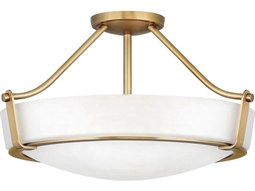 Meyda Gothic 3-Light Black Crystal Semi Flush Mount | MY133099