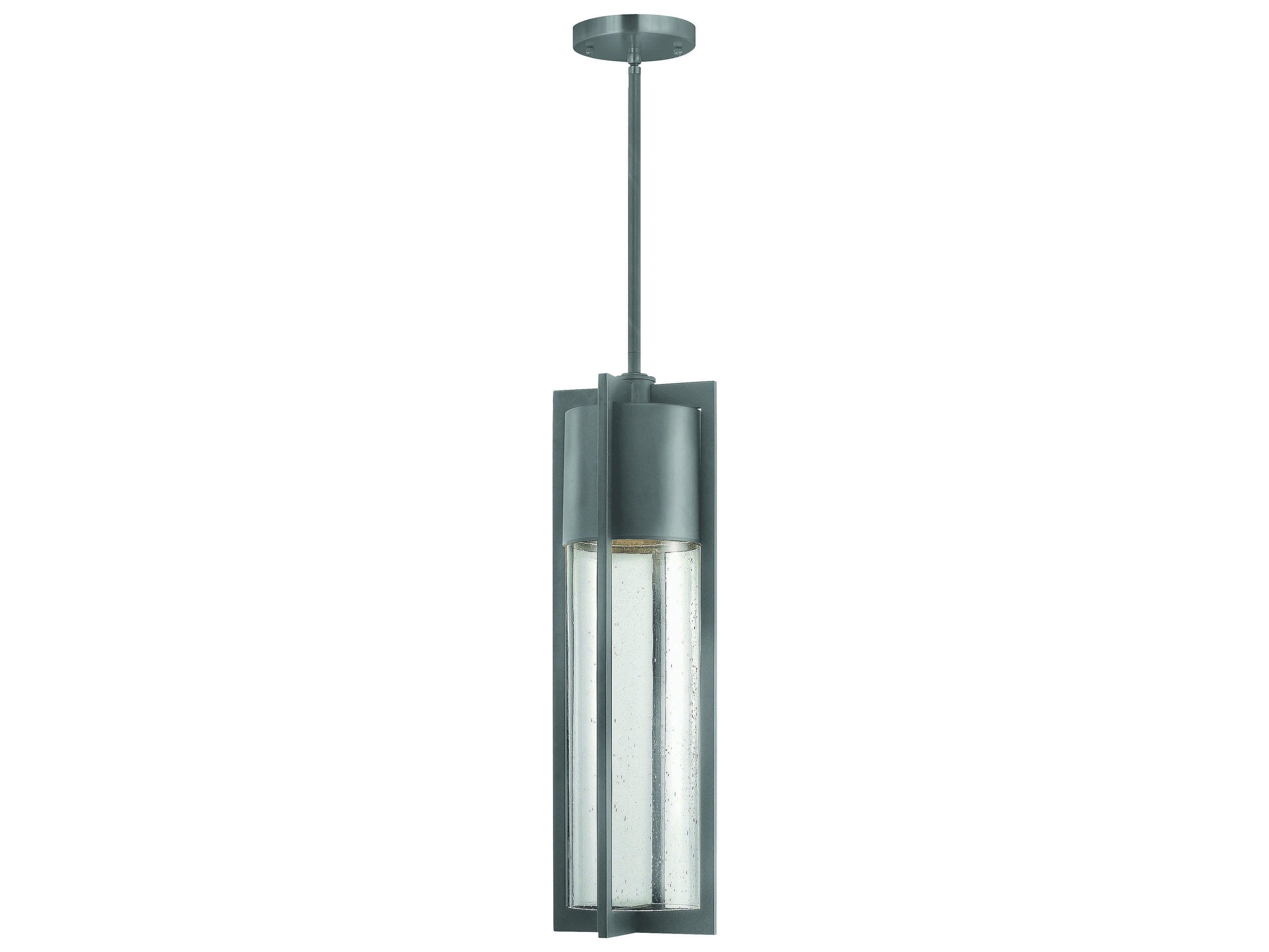 Hinkley Lighting Shelter Hematite LED Outdoor Pendant Light HY1322HELED