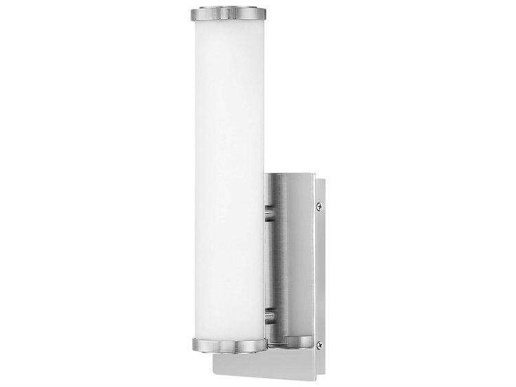 Hinkley Simi 1-Light Brushed Nickel Glass LED Wall Sconce