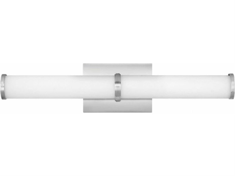 Hinkley Simi 1-Light Brushed Nickel Glass LED Vanity Light