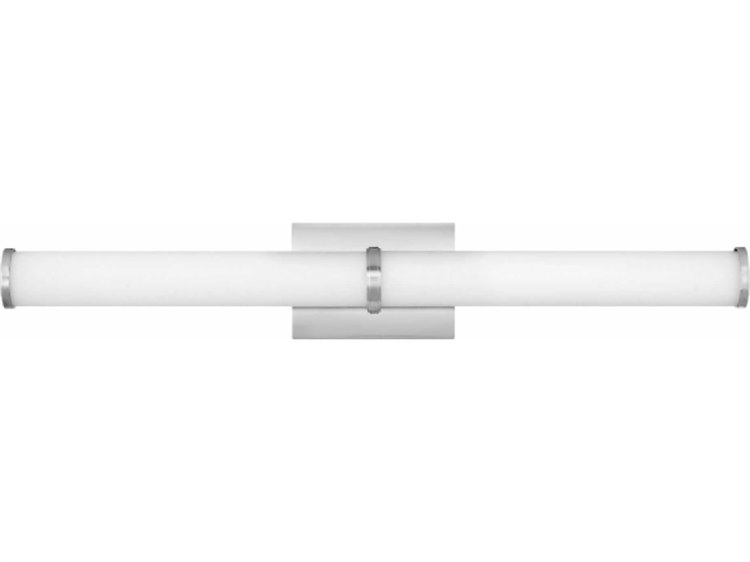 Hinkley Simi 1-Light Brushed Nickel Glass LED Vanity Light
