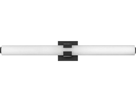 Hinkley Aiden Black White Glass LED Vanity Light