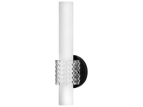 Hinkley Vivi Black Glass LED Wall Sconce