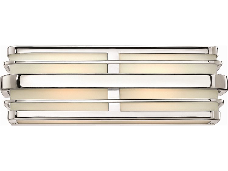 Hinkley Winton 2-Light Chrome Glass Vanity Light