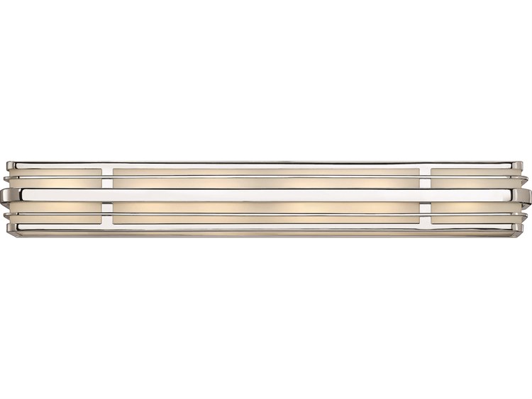 Hinkley Winton 6-Light Chrome Glass Vanity Light