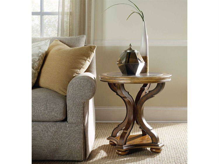 Hooker Furniture Living Room Archivist Candlestick Pedestal Table
