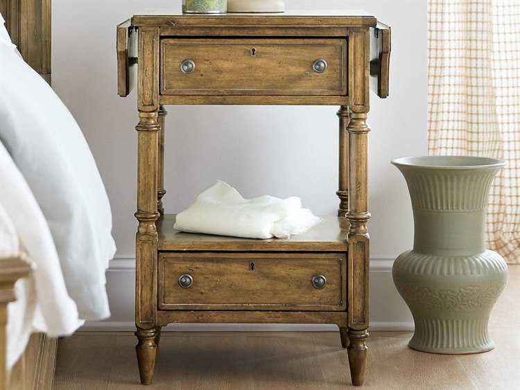 Hooker Furniture Ballantyne Medium Wood 2 Drawers Nightstand Hoo58409011580