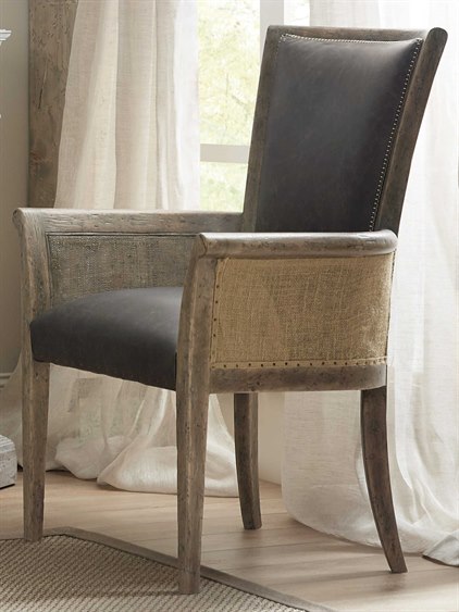 Hooker Furniture Beaumont Light Oak Arm Dining Chair Hoo57517550080