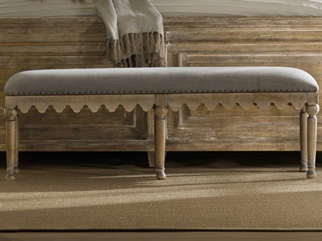 Accent Benches Entryway Bedroom For Boheme Light Wood Accent Bench