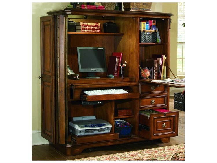 Hooker Furniture Brookhaven Distressed Medium Cherry 55''L x 26''W