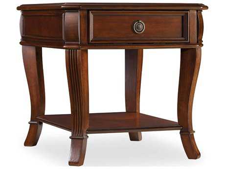 Hooker Furniture Brookhaven Rectangular Distressed Clear Cherry Wood End Table