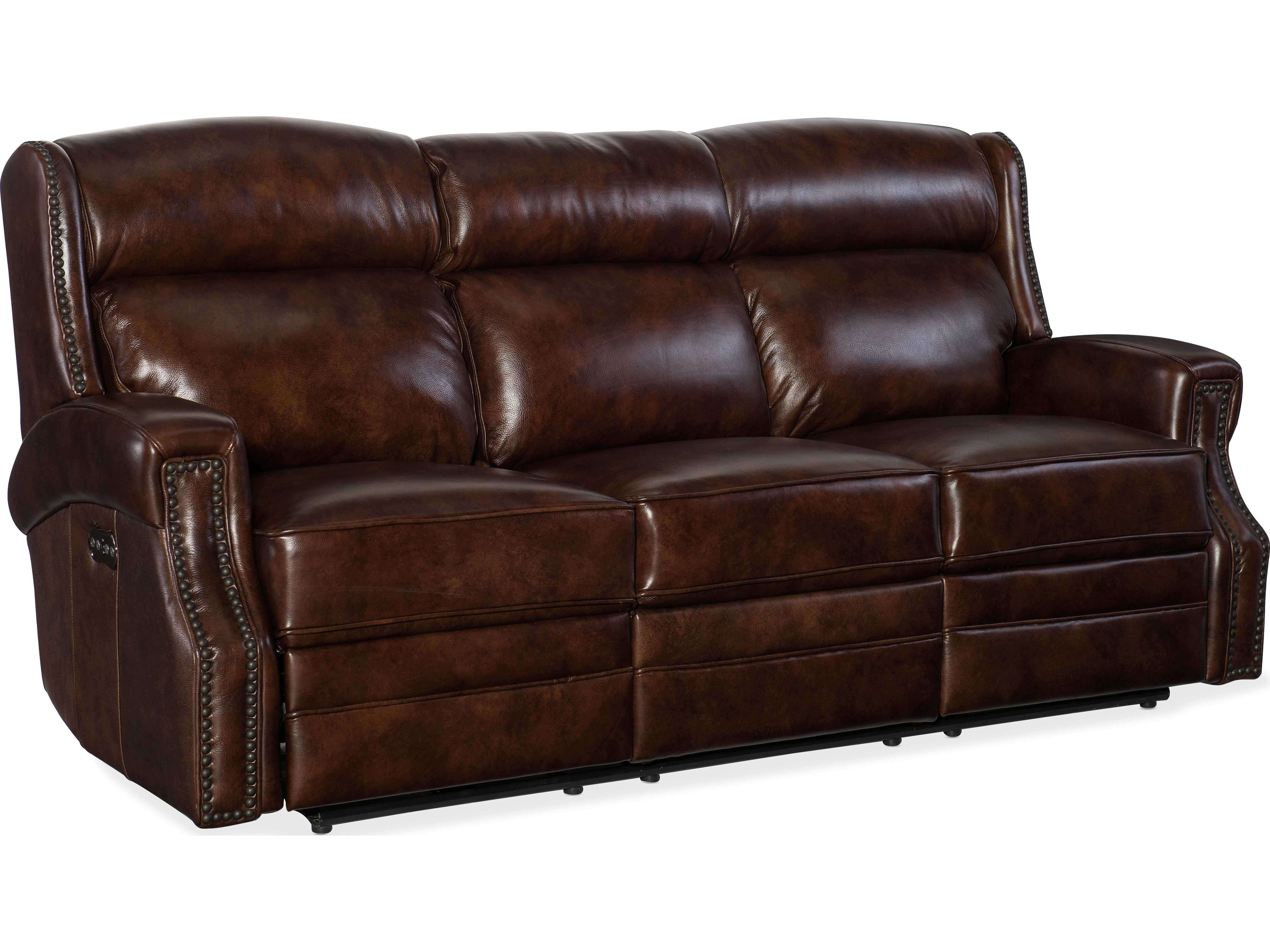 Hooker Furniture Carlisle Chocolate Sofa HOOSS460P3188