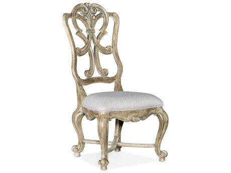 Hooker Furniture Castella Beige Upholstered Side Dining Chair
