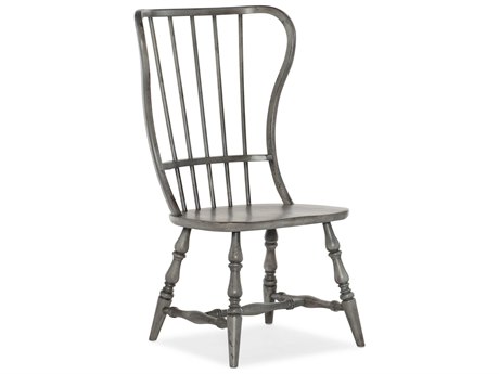 Hooker Furniture Ciao Bella Poplar Wood Gray Side Dining Chair