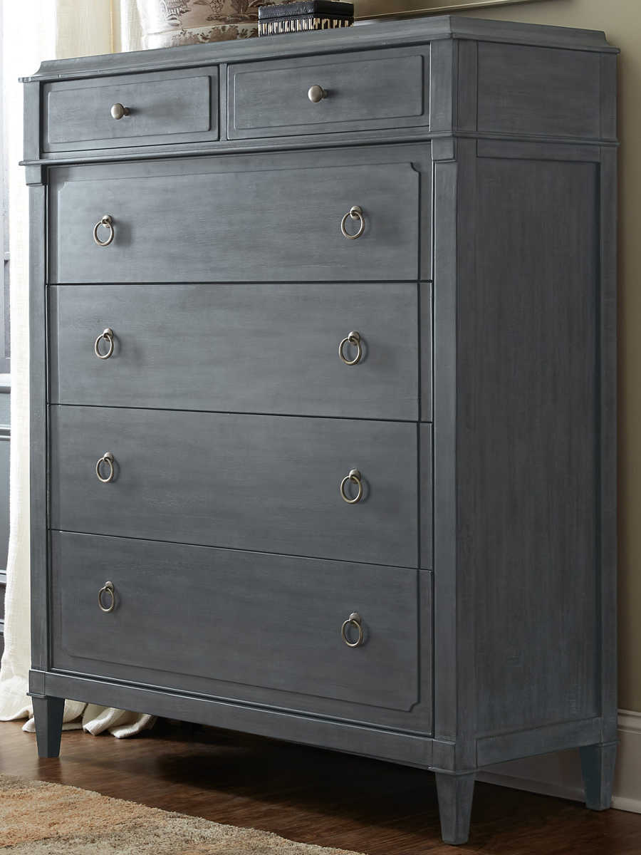 Hooker Furniture Hamilton Gray Six Drawers Chest