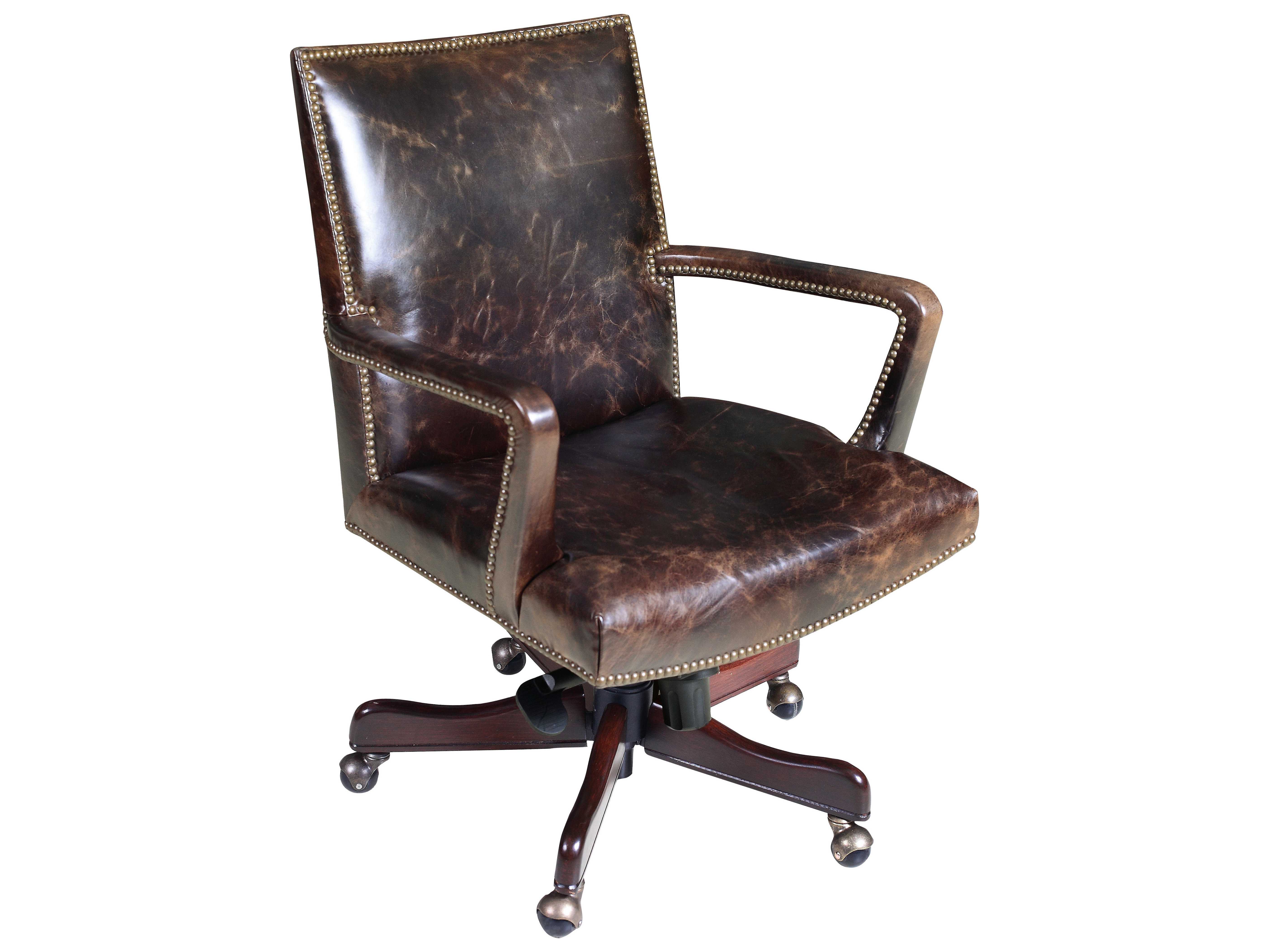 Furniture Imperial Regal Dark Wood Executive Swivel Chair