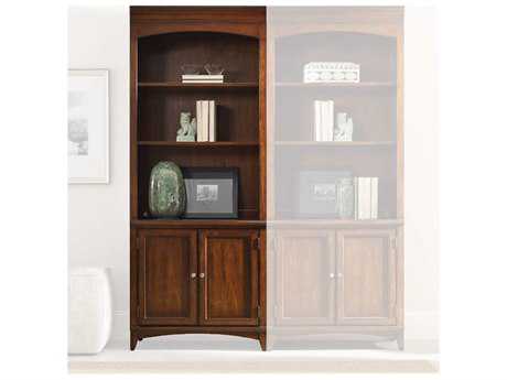 Hooker Furniture Medium Wood Elon Bunching Short Bookcase | HOO165010245MWD