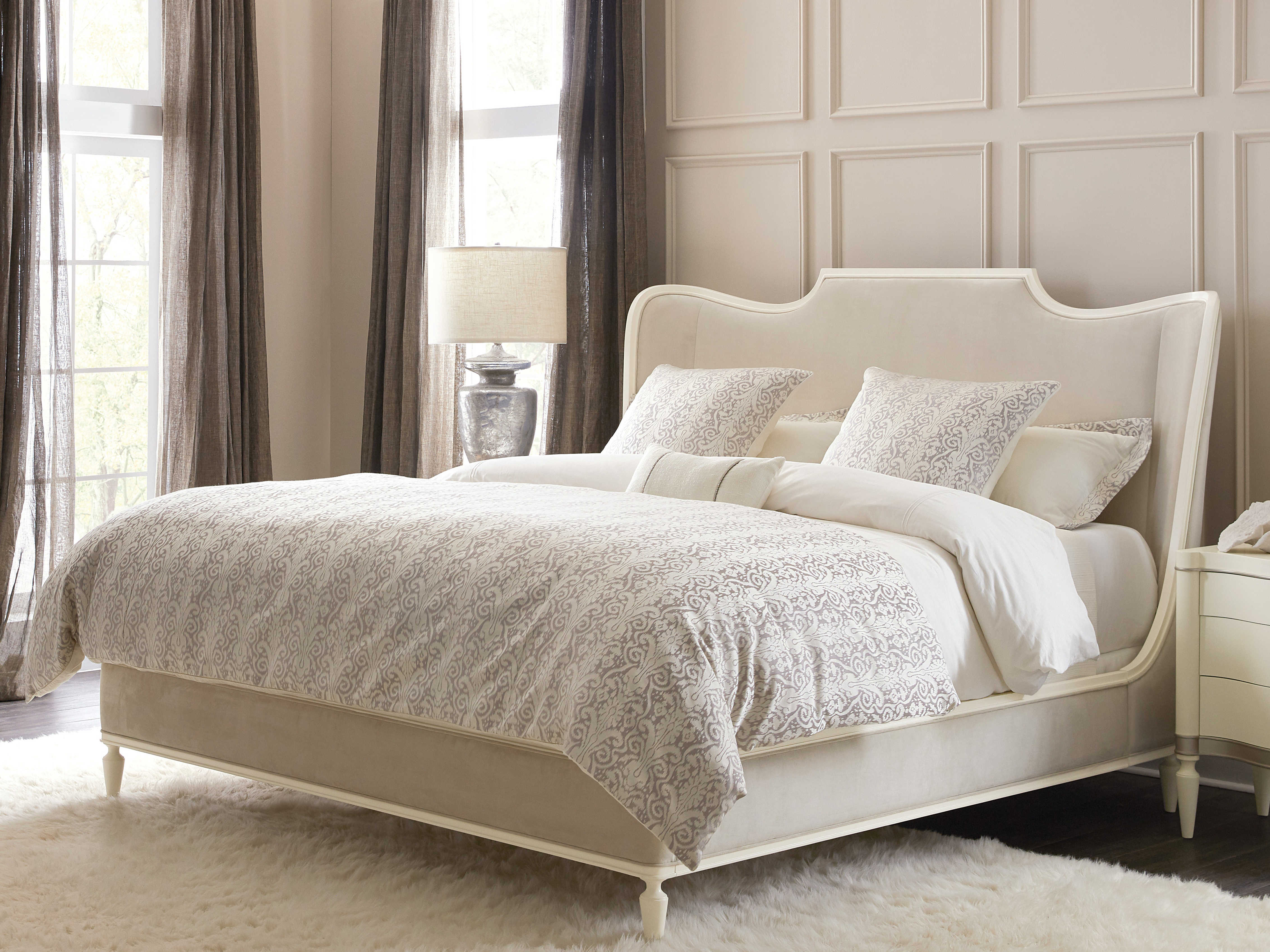 Hooker Furniture Melange Cream King Platform Bed | HOO17149036695