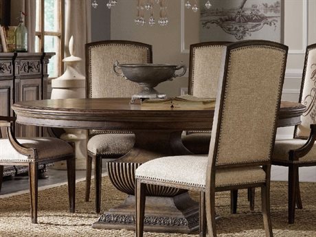 Furniture Rhapsody Rustic Walnut, 72 Round Dining Room Tables