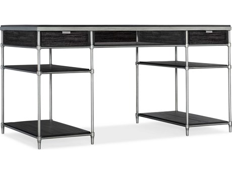 Hooker Furniture St Armand Black Acacia Wood Secretary Desk