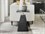 Hooker Furniture St Armand Black / Brushed Pewter 16'' Wide Square Pedestal Table  HOO560150003BLK