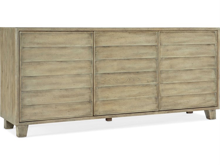 Photos - Storage Сabinet Wide Hooker Furniture Surfrider 76" Maple Wood Driftwood Sideboard 6015-75900-80 