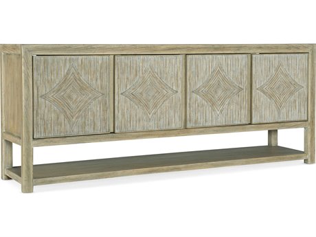 Hooker Furniture Surfrider 80" Solid Wood Driftwood Media Console