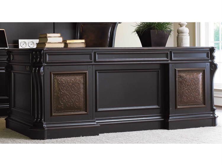 Hooker Furniture Telluride Black With Reddish Brown Ruh Executive