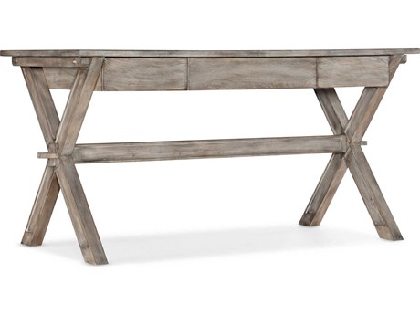 Hooker Furniture Manuscript Light Wood Gray Writing Desk