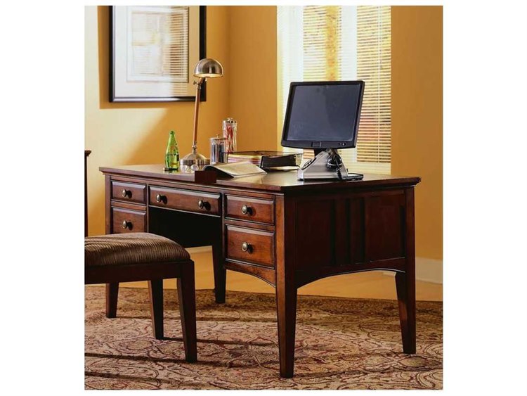 Hooker Furniture Dark Wood 60 L X 30 W Rectangular Writing Desk