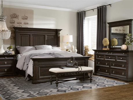 Hooker Furniture Treviso Wood Panel Bed Bedroom Set