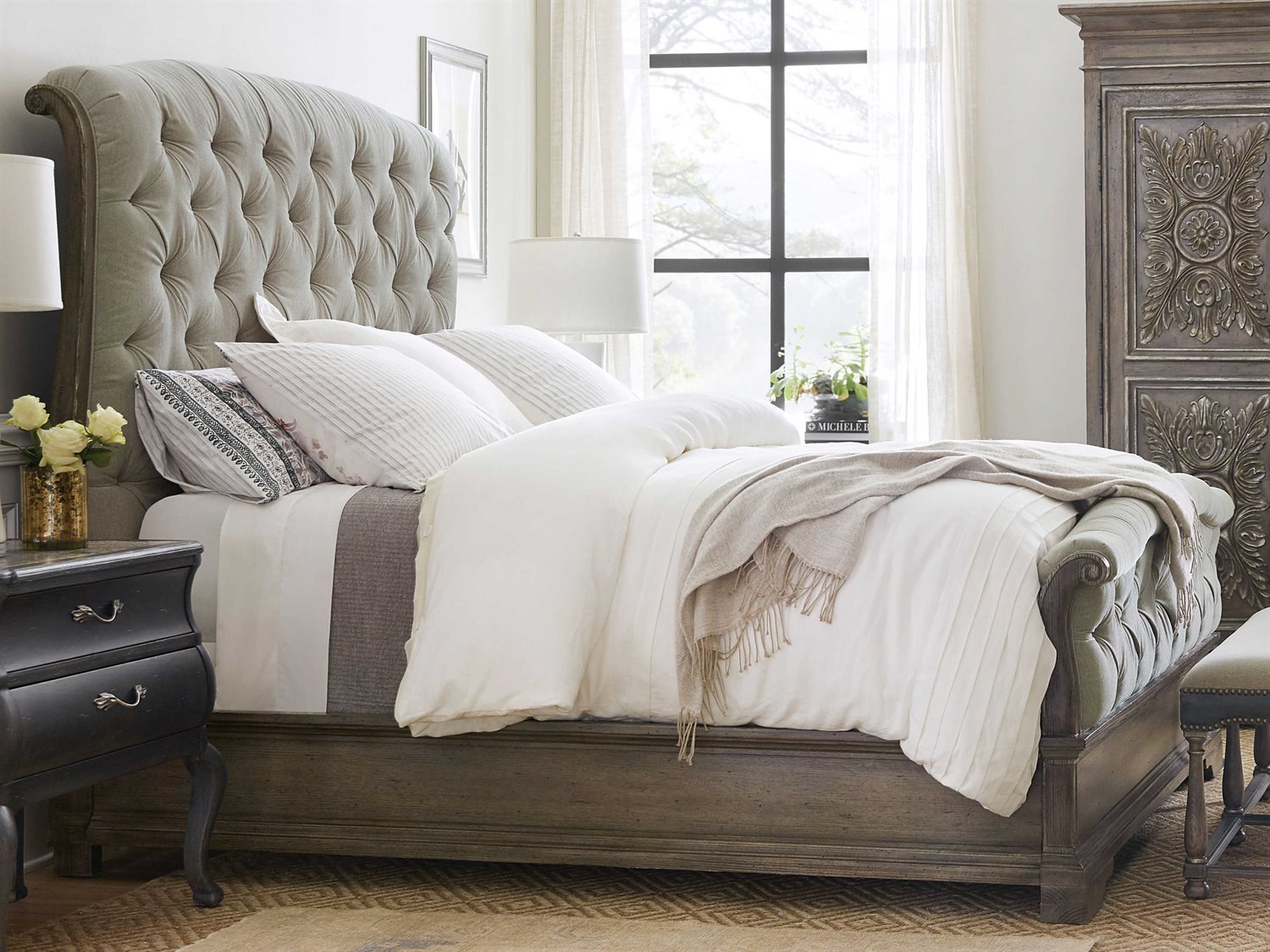 I decided to make up some free plans for a platform storage bed. patio living