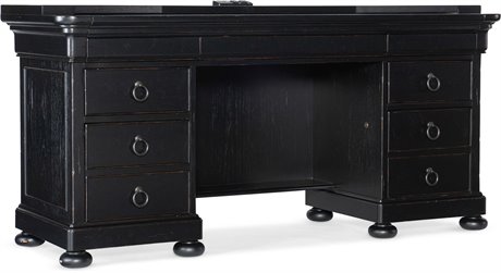 Hooker Furniture Work Your Way Bristowe Black Credenza Desk