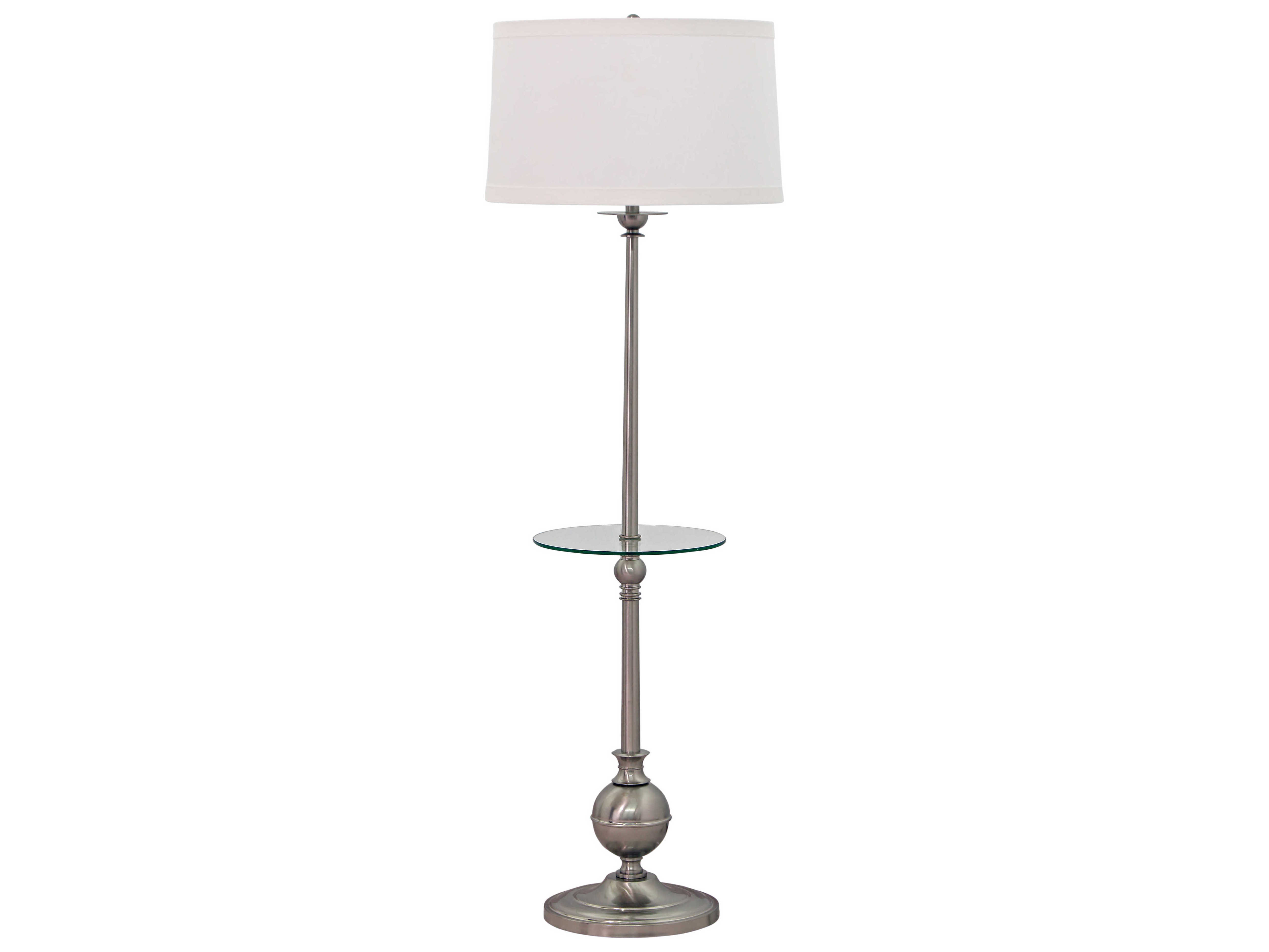 House Of Troy Essex Satin Nickel Floor Lamp HTE902SN