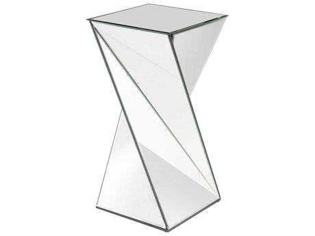 Howard Elliott Aries Square Glass End Table