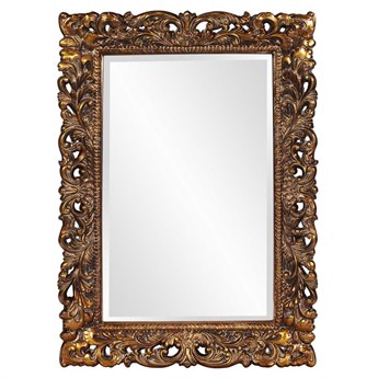 Howard Elliott Barcelona Gold Wall Mirror