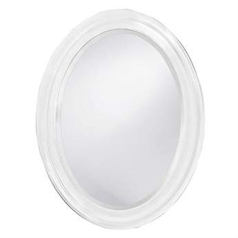 Howard Elliott George White Wall Mirror