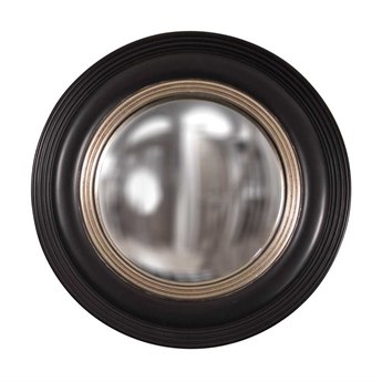 Howard Elliott Soho Round Black Wall Mirror