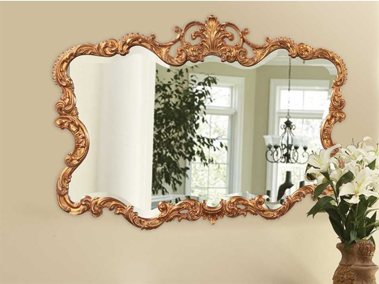 Howard Elliott Talida 38 X 27 Gold Wall Mirror